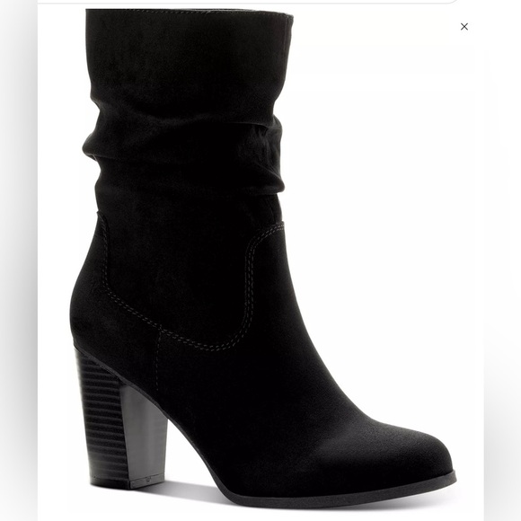 Saraa Slouch Mid-Shaft Boots, - Picture 1 of 11
